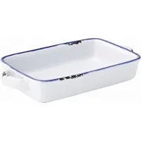 Avebury Blue Small Rectangular Dish 6.75'' (17.5cm) X 12
