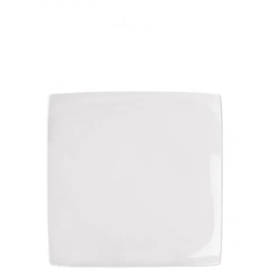 Pure White Square Plate 8 (20.5cm) X 18