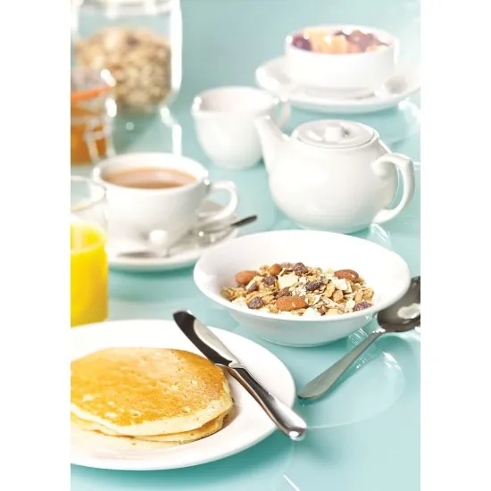 Pure White Wide Rim Plate 8 (20.25cm) X 24