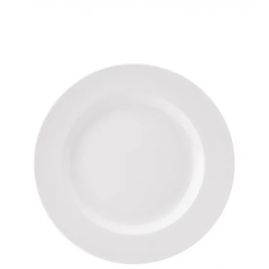 Pure White Wide Rim Plate 10 (25.5cm) X 24