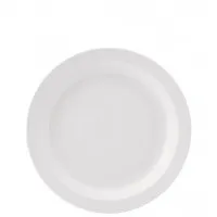 Pure White Narrow Rim Plate 25.5cm X 6