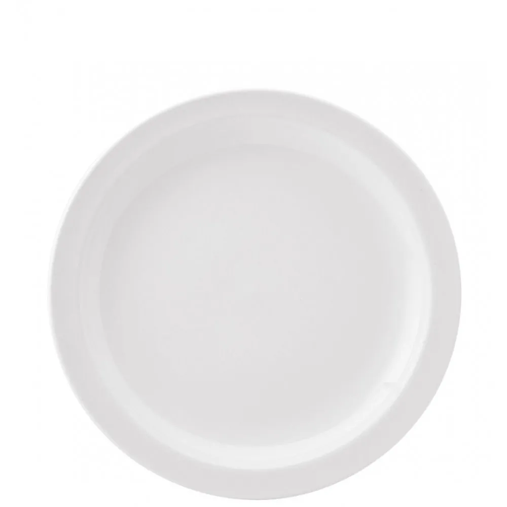 Pure White Narrow Rim Plate 27.3cm X 6