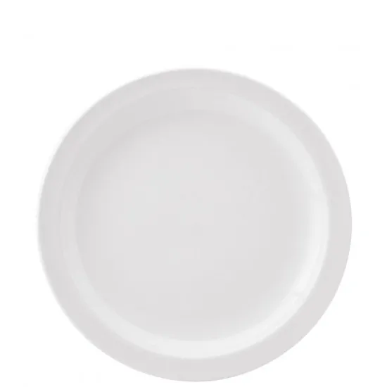 Pure White Narrow Rim Plate 10.75 (27.3cm) X 18