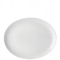 Pure White Oval Plate 30cm X 6