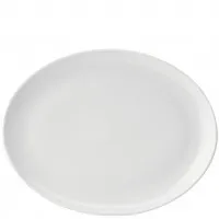 Pure White Oval Plate 36cm X 6