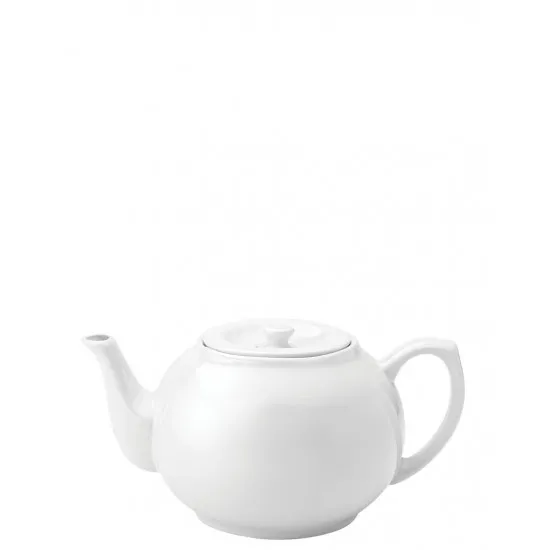 Pure White Teapot 42oz (120cl) X 6