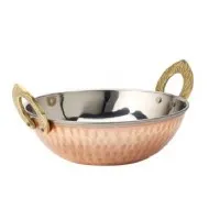 Copper Kadai Dish 6.5'' (16.5cm) 24.25oz (69cl) X 12