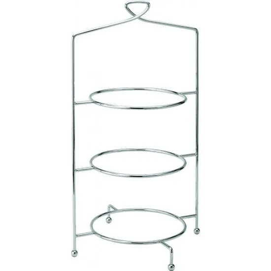 Savoy 3 Tier Cake Plate Stand 18'' - To Hold 3 X 23cm Plates X 1