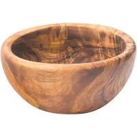 Olive Wood Round Bowl 12cm/11oz X 6