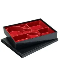 Luxe Bento Box 5 Comp (32.5x25.5x6.5cm) X 6