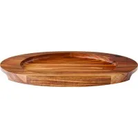 Oval Wood Board 12 X 7'' (30.5 X 17.5cm) X 6