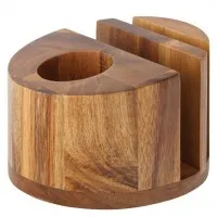 Acacia Menu Napkin & Cutlery Holder