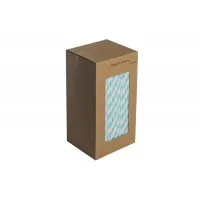 Wrapped Bamboo Straw 8'' X 250
