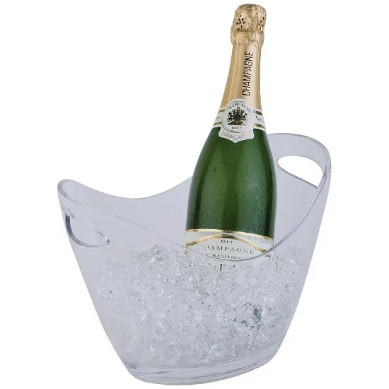 Small Champagne Bucket Clear 10.5 (27cm) X 6