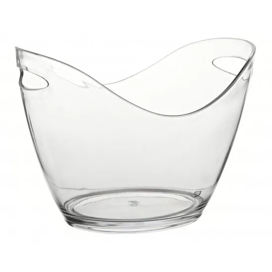 Small Champagne Bucket Clear 10.5 (27cm) X 6