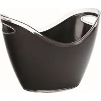 Small Champagne Bucket Black 10.5'' (27cm) X 6