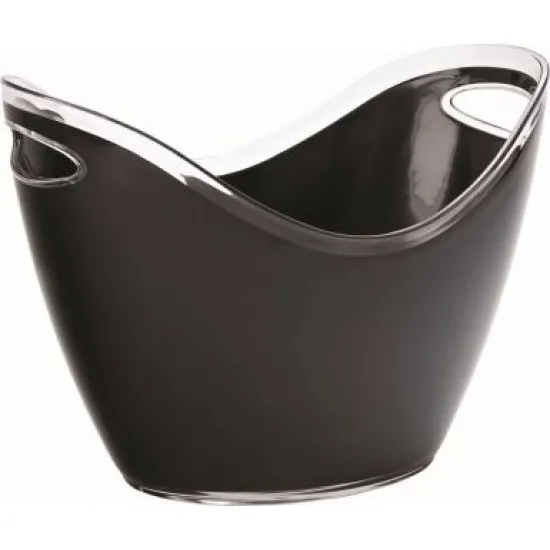 Small Champagne Bucket Black 10.5 (27cm) X 6