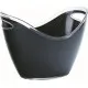 Large Champagne Bucket Black 13.75'' (35cm) X 2