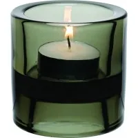 Black Double Ended Tealight Holder 7cm X 12