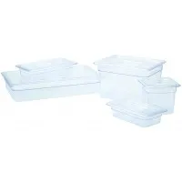 Polycarb  1/2gn Pan - 20cm Deep Clear X 6