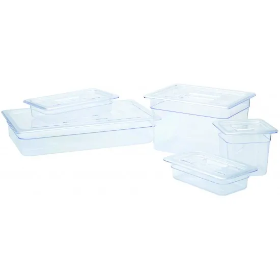 Stacked Polycarbonate Gastronorm Pans