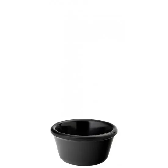 Plain Black Ramekin 3oz (9cl)