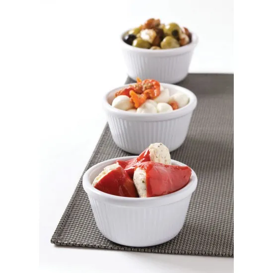 Melamine Plain Black Ramekin