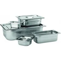 Stainless Steel Perforated Gn 1/1 Pan 15cm Deep X 6