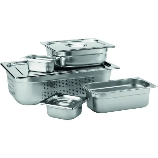 Stainless Steel Perforated Gn 1/1 Pan 15cm Deep X 6