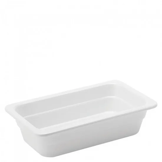 Melamine White Gn 1/4 - 2.5 (6.5cm) Deep X 1