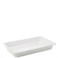 Melamine White Gn 1/6 - 2.5'' (6.5cm) Deep X 1