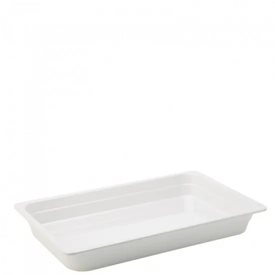 Melamine White Gn 1/6 - 2.5 (6.5cm) Deep X 1
