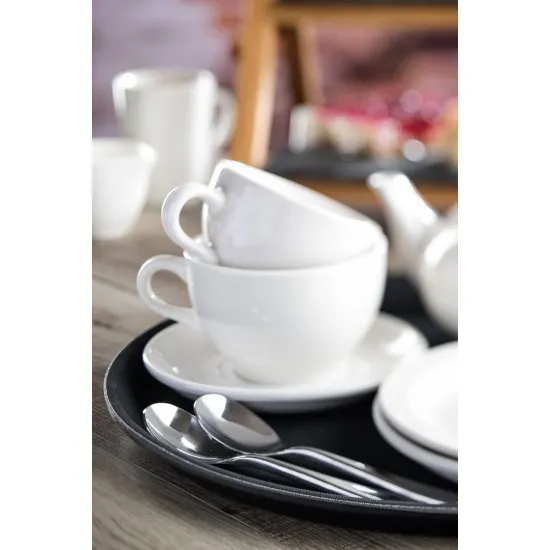 Black Non Slip Tray Round 16 (40.5cm) X 12