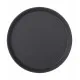 Black Non Slip Tray Round 11 (28cm) X 12