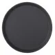 Black Non Slip Tray Round 14'' (35.5 Cm) X 12