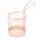 Copper Round Service Basket 3.5 (9cm) X 6