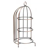 Birdcage Plate Stand 17.5 X 8.75 (47 X 25cm)