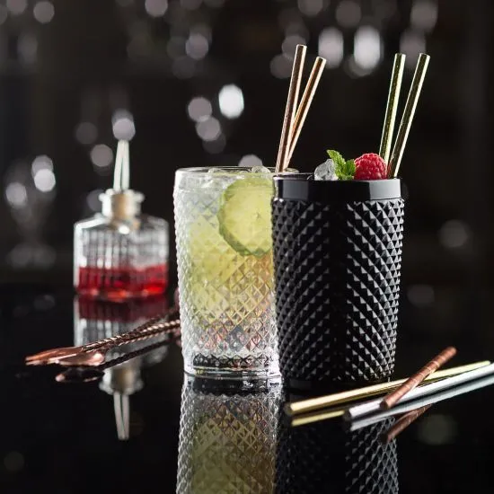 Copper Shiny Paper Straw