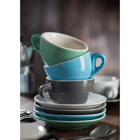 Grey Latte Cup