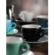 Black Cappuccino Cup