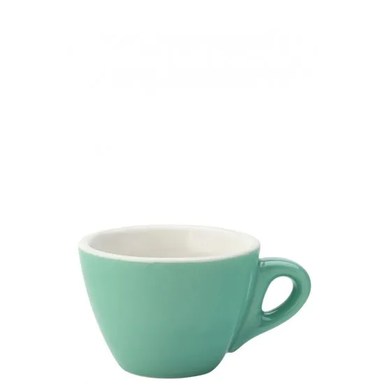 Green Flat White Cup