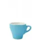 Blue and White Tulip Cup With Tapered Sides
