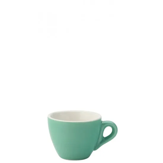 Green and White Espresso Cup