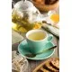 Green and White Espresso Cup