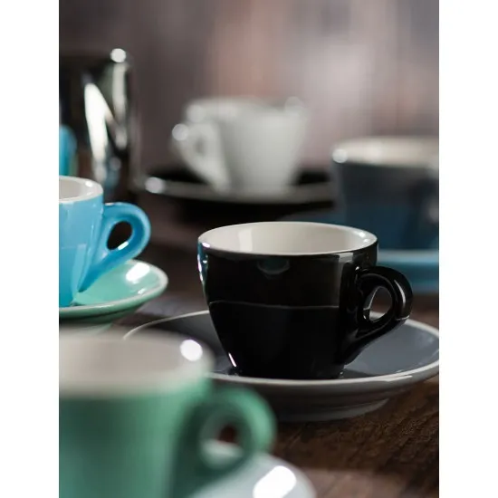 Black Cup Saucer