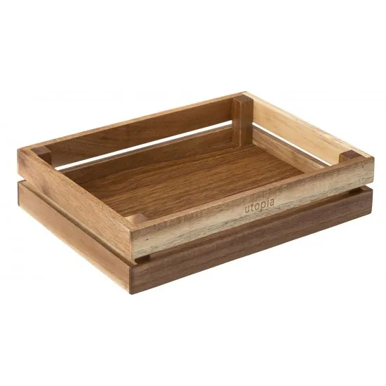 Acacia Crate 10 X 7.5 (25.5 X 20cm) X 6
