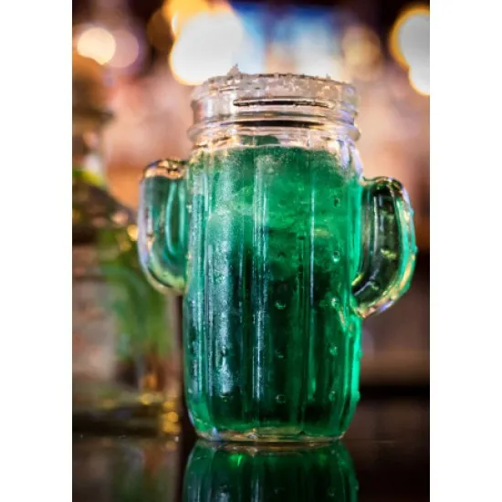 Cactus Cocktail Jar