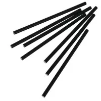 Biodegradable Black Straw Stirrer 5.5'' Paper X 250