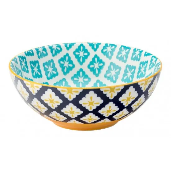 Cadiz Blue & Yellow Bowl 6.3'' (16cm) X 6