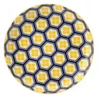 Cadiz Blue & Yellow Plate 8'' (20cm) X 6